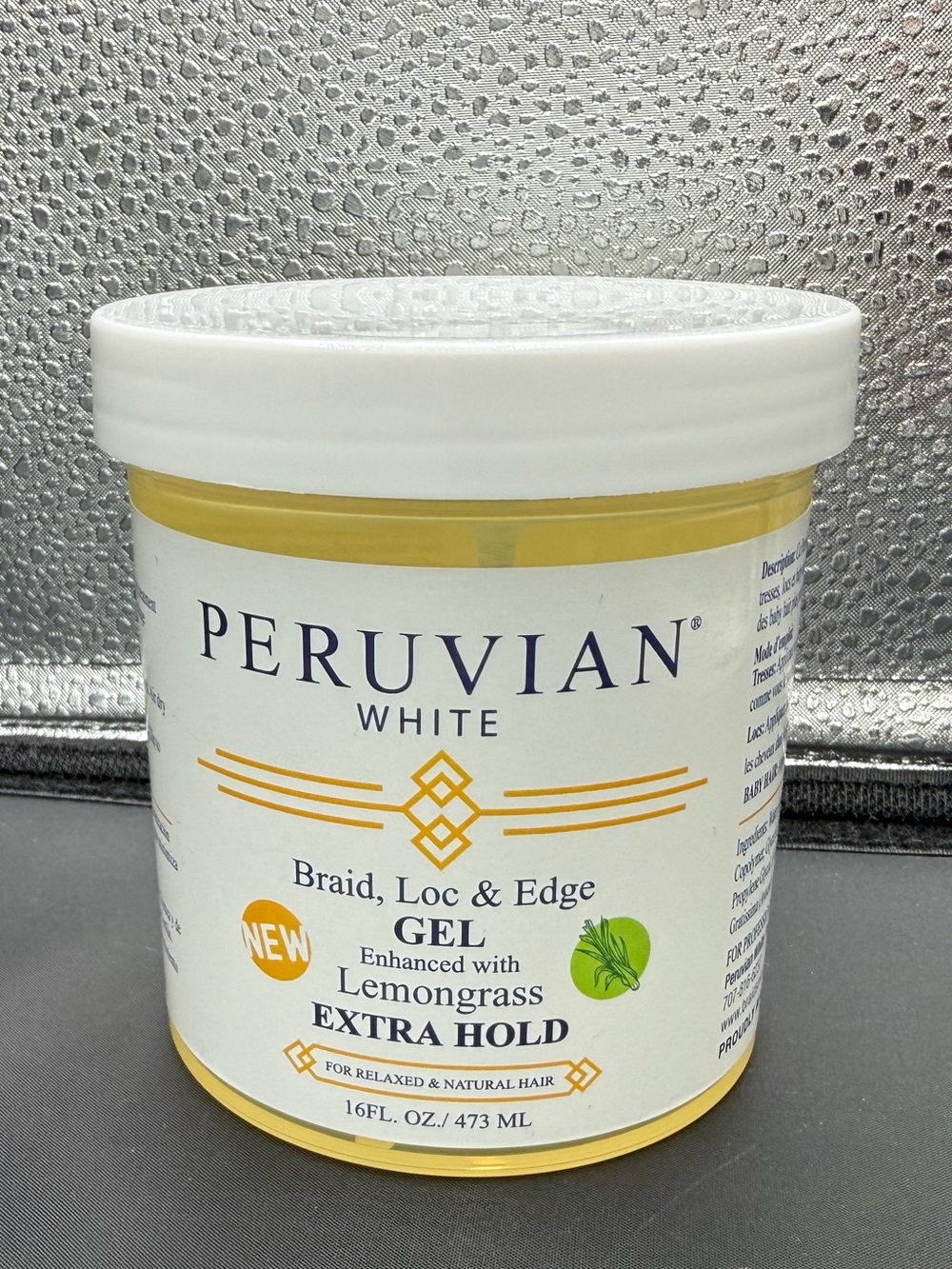 Braid, Loc & Edge Gel - Lemongrass extra hold long-lasting shine & frizz control